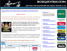 Tablet Screenshot of boxquoten.com